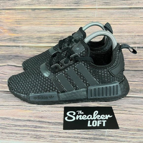 Adidas NMD R1 Women's Black Gray Athletic Shoes - Picture 3 of 8
